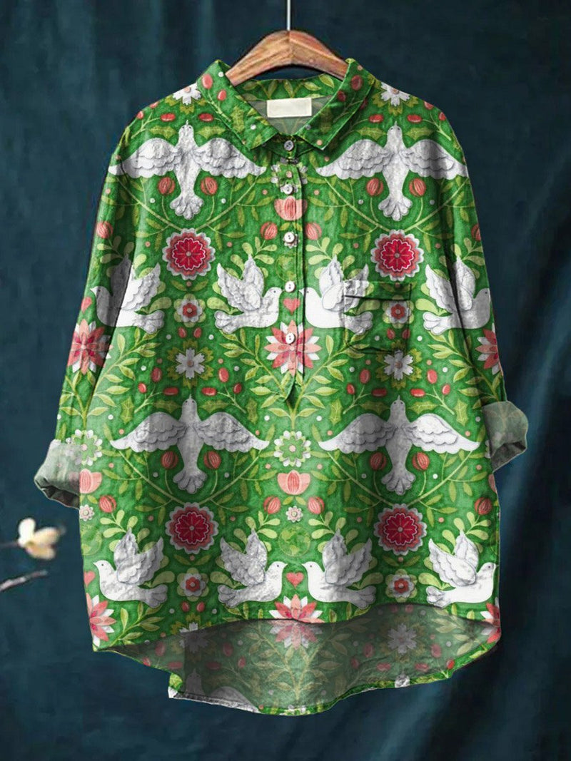 Chemise au style vintage intemporel