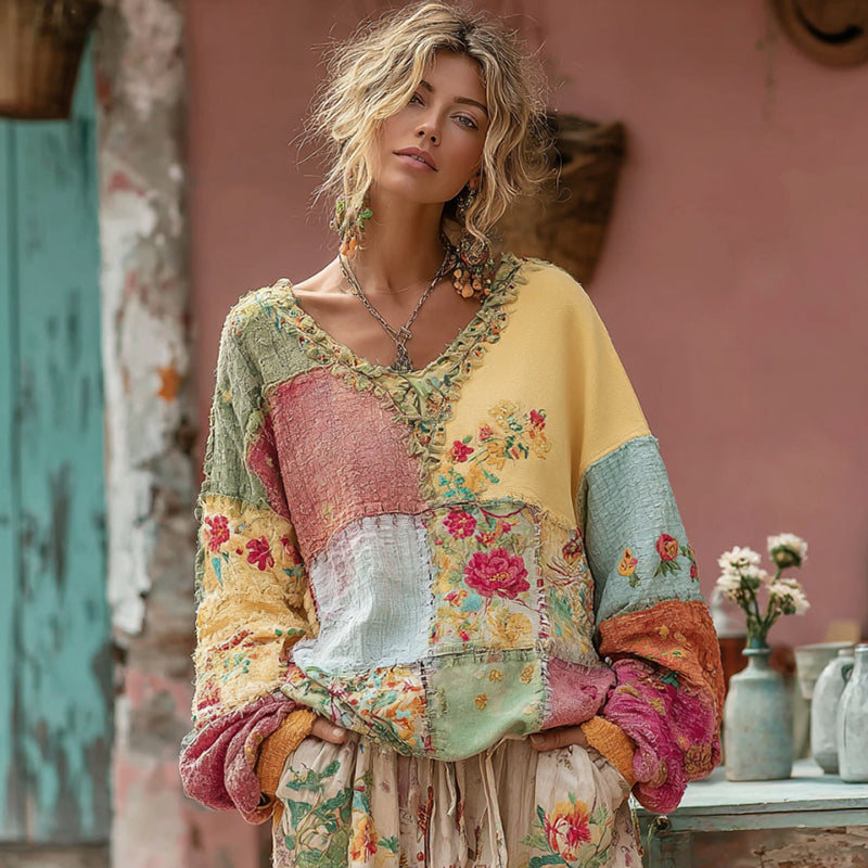 Chemise au style vintage intemporel