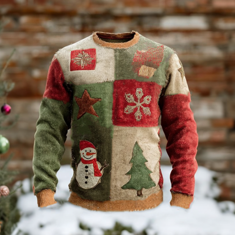 Pull au design réfléchi