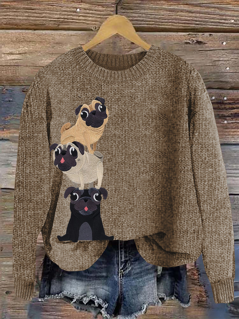 Pull vintage classique