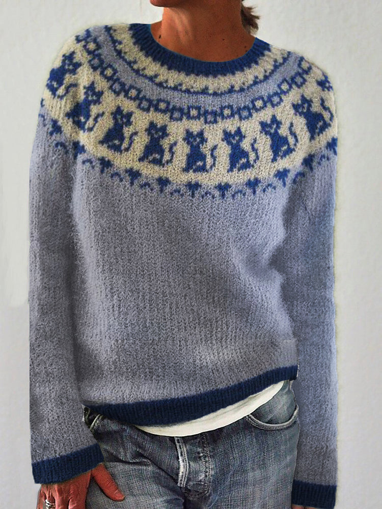 Pull au style vintage intemporel