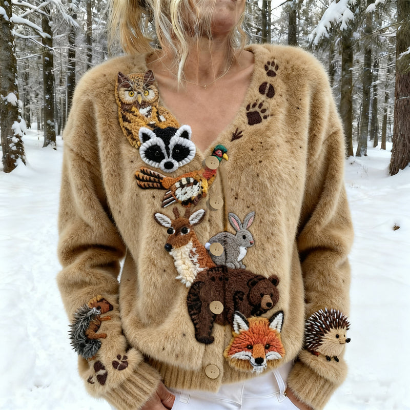 Cardigan au style vintage intemporel