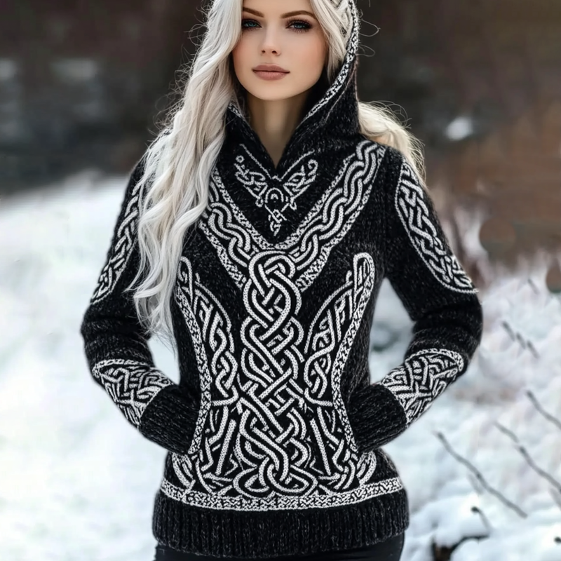 Pull au design réfléchi