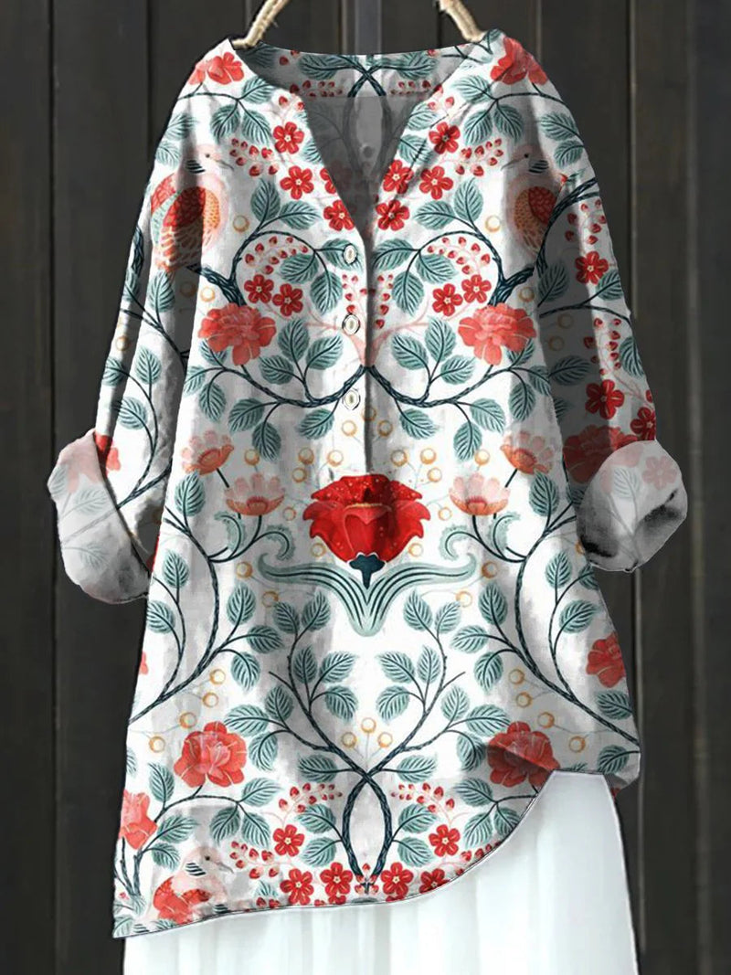 Chemise au style vintage intemporel