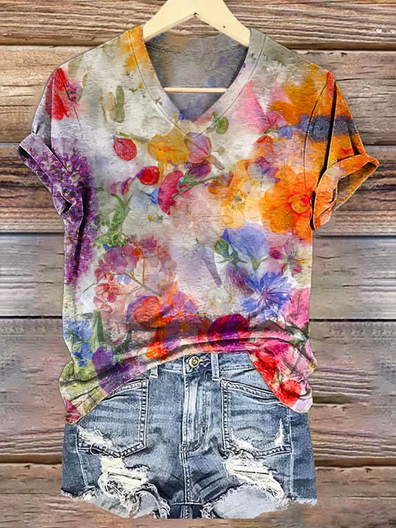 T-Shirt au design réfléchi