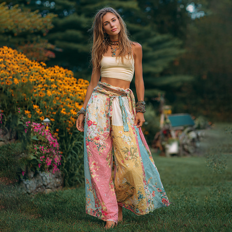 Pantalon inspiration vintage