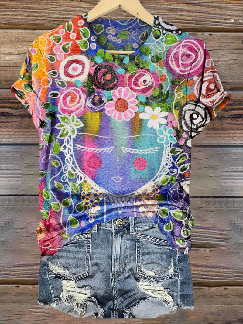 T-Shirt au design réfléchi