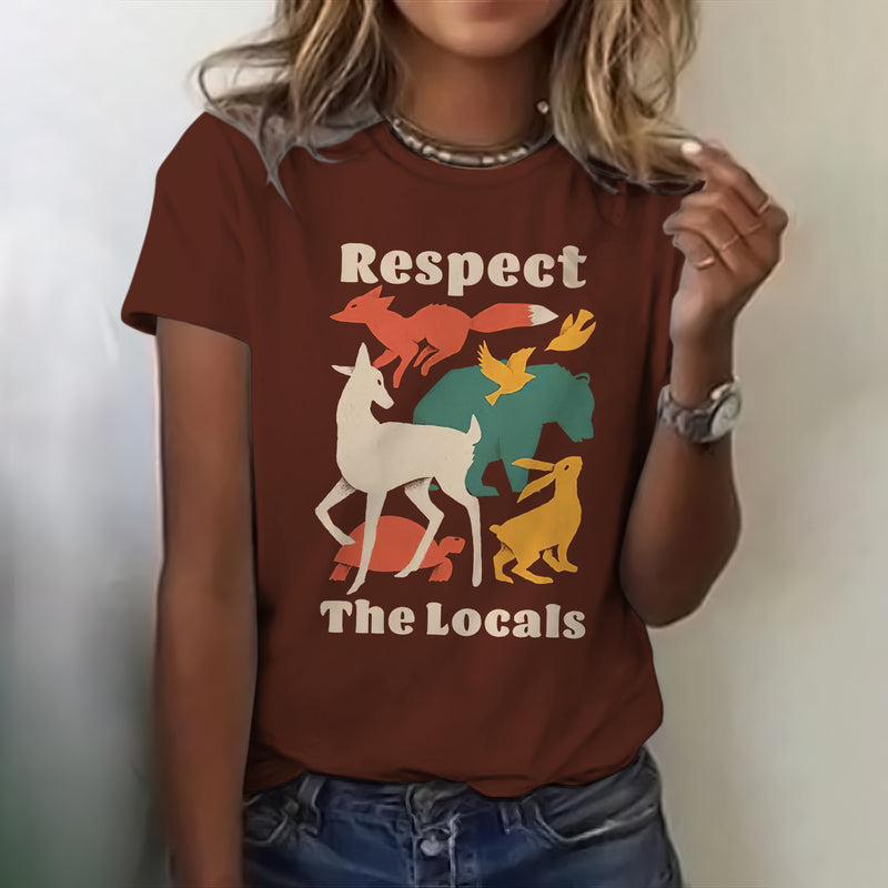 T-Shirt au design réfléchi