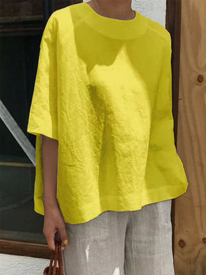 SL | Débardeur confortable et décontracté à col rond