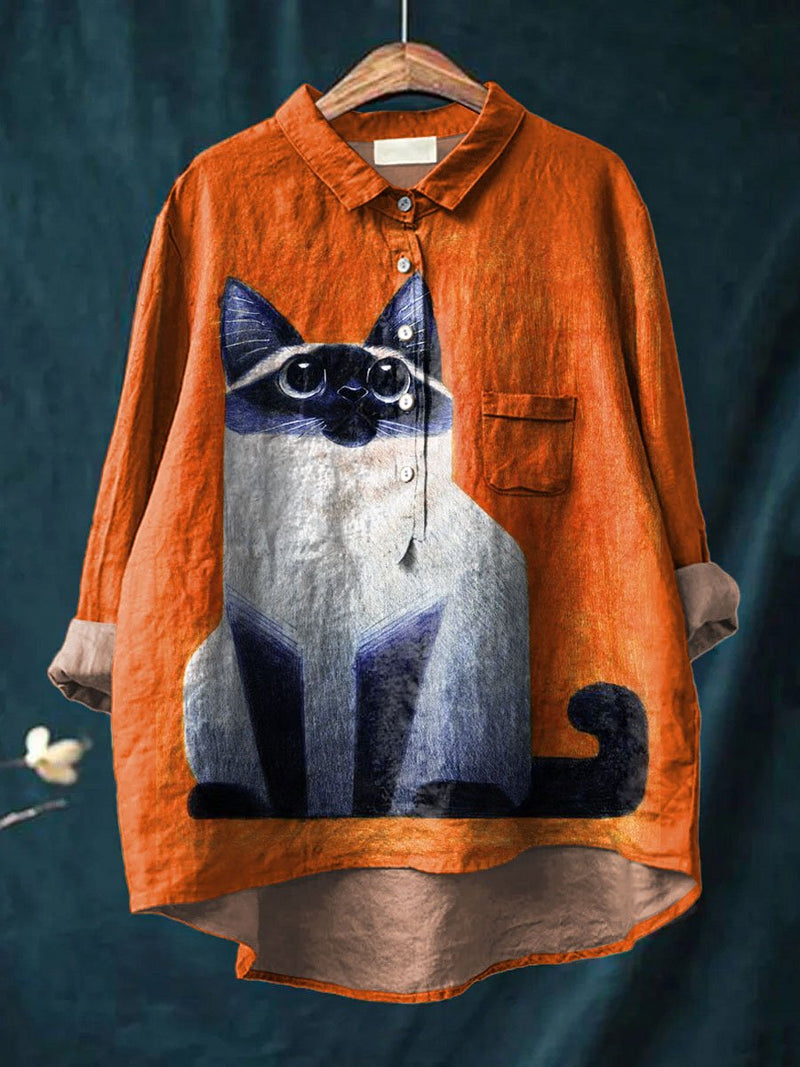 Chemise au style vintage intemporel