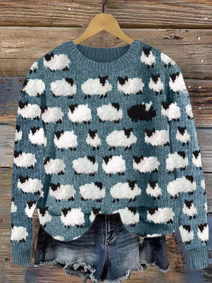 Pull au design réfléchi