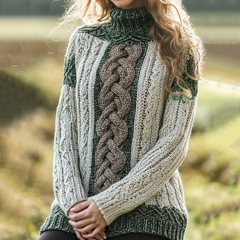Pull au design réfléchi