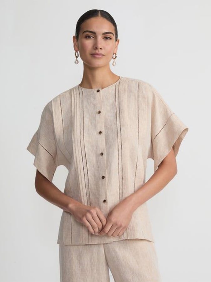 Chemise au design réfléchi