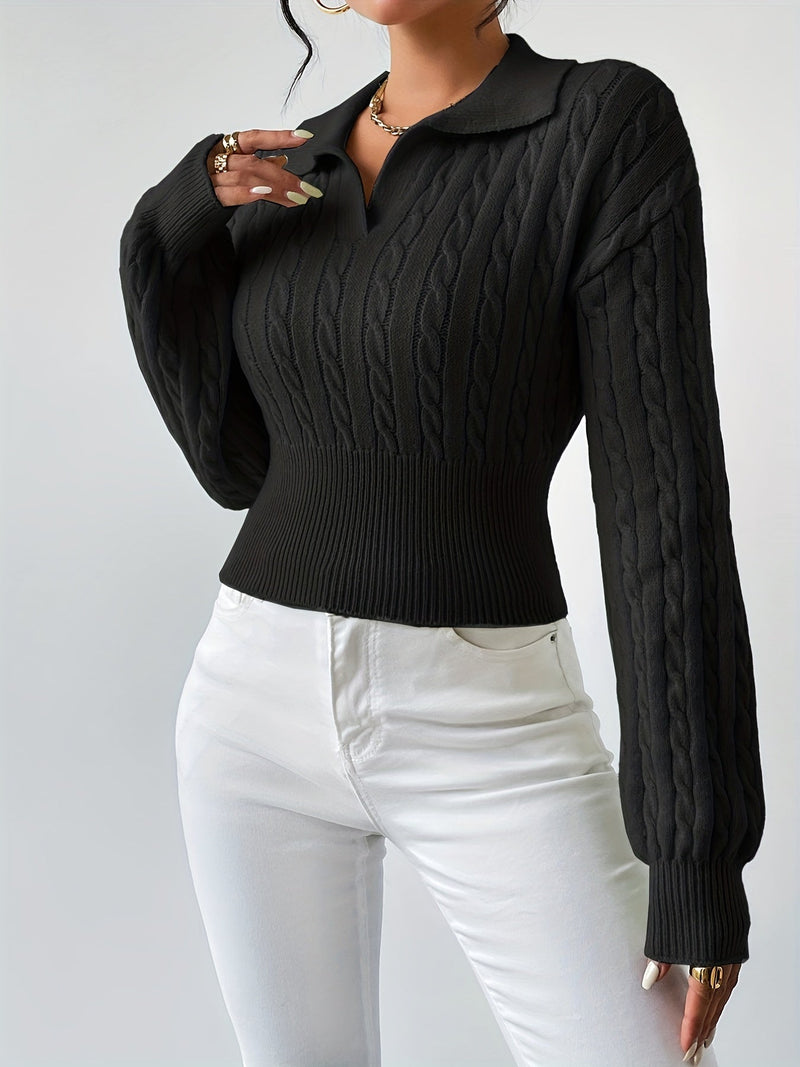 Pull au design réfléchi