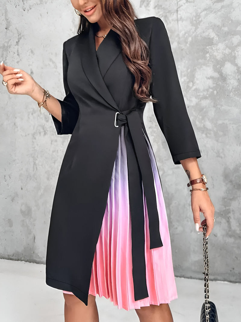 EP | Robe blazer élégante avec imprimé dégradé