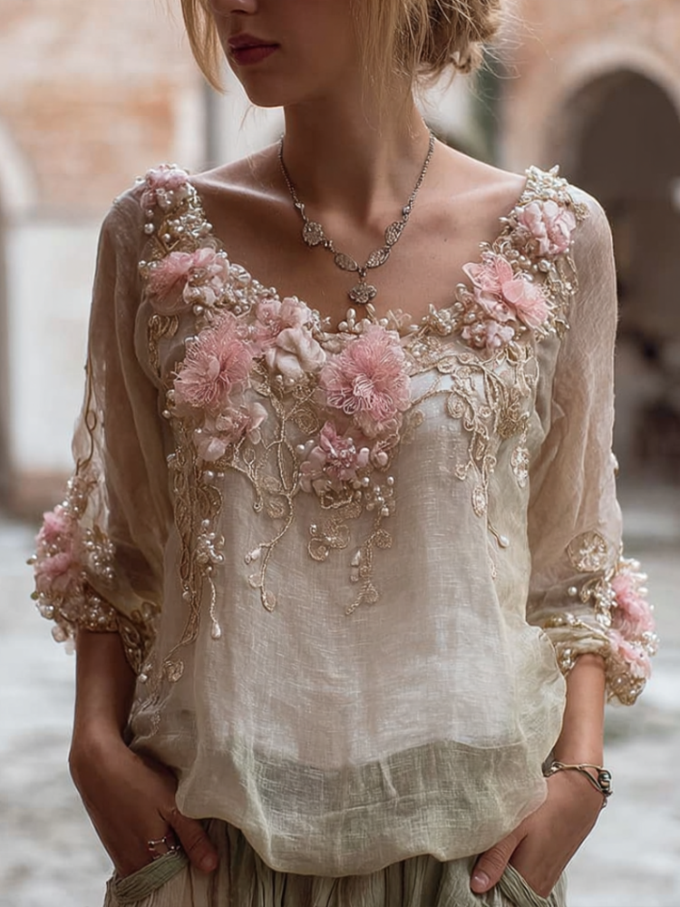 Haut inspiration vintage