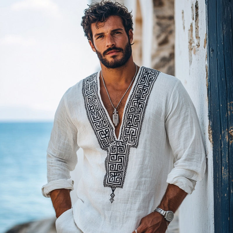 Chemise au design réfléchi