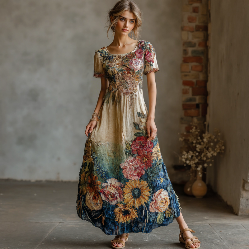 Robe magnifiquement confectionné