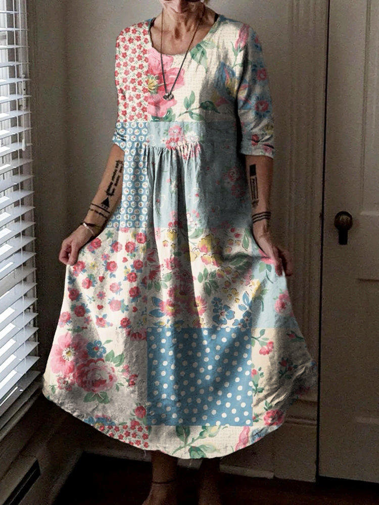 Robe au style vintage intemporel