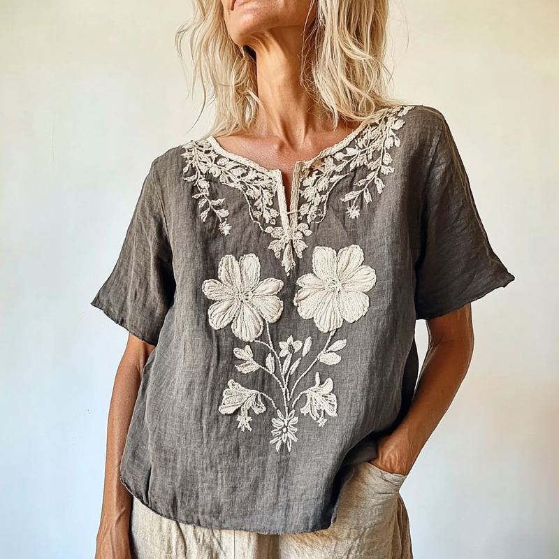 Chemise au design réfléchi