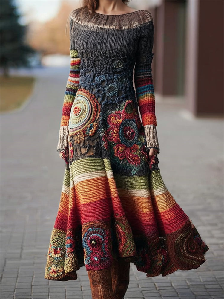 Pull d'inspiration vintage