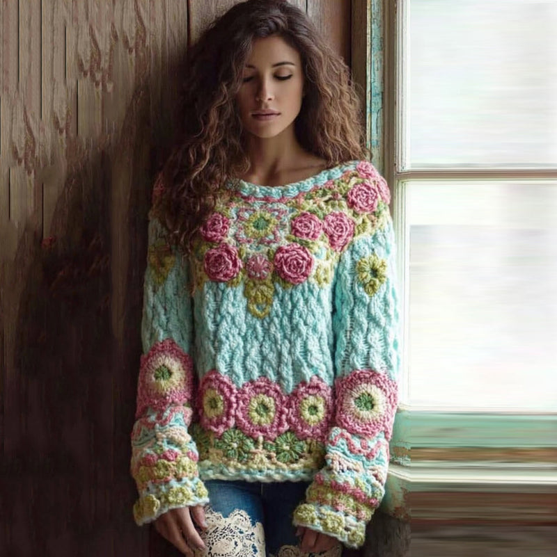 Pull au design réfléchi