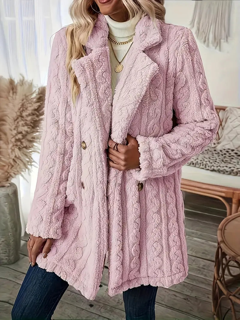 EP | Veste thermique douce, unie, à manches longues