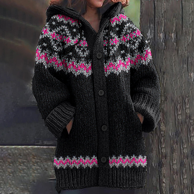 Cardigan au design réfléchi