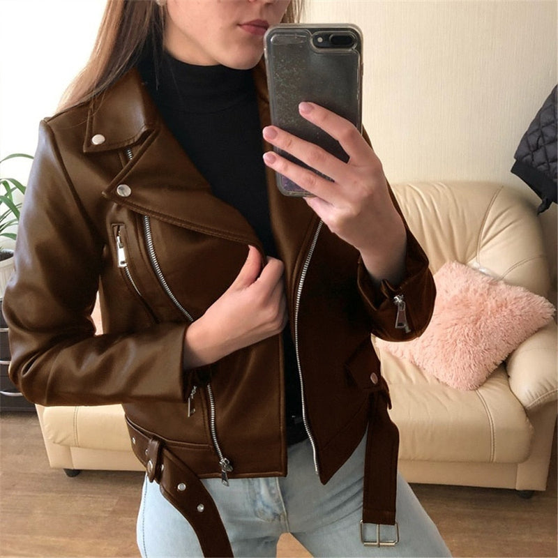 EP | TiaJacket I Veste en cuir pour femmes