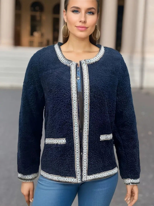 EP | Blazer en peluche pour femmes