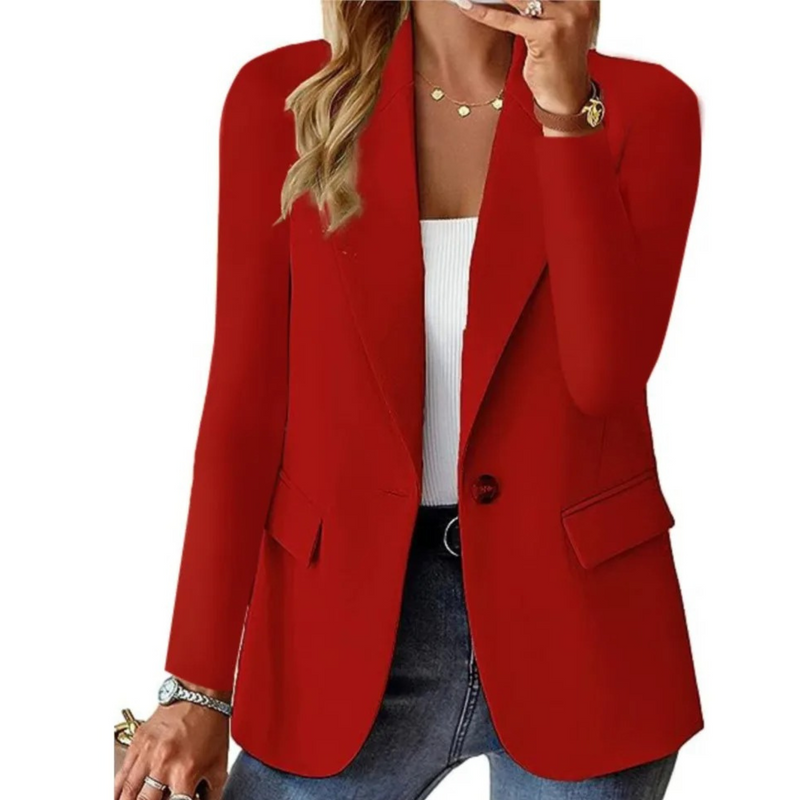 EP | Blazer décontracté à manches longues pour femmes