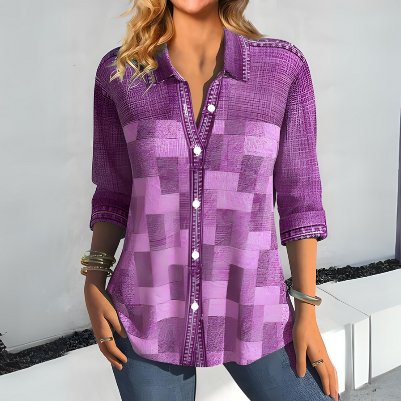 SL | chemise avec manches quart boutonnées