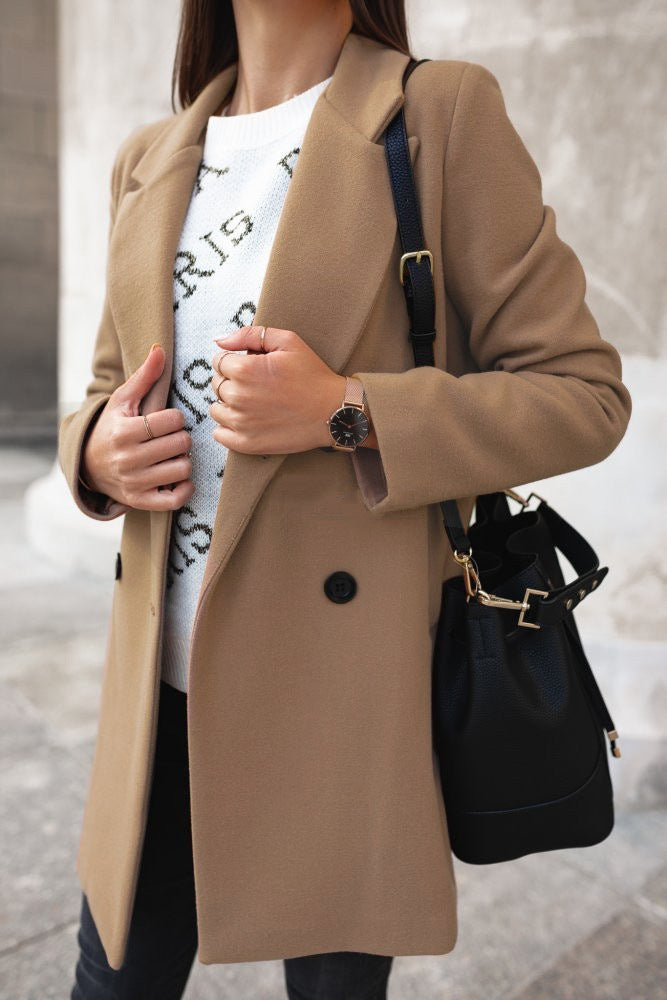EP | Veste à col roulé classique pour femmes