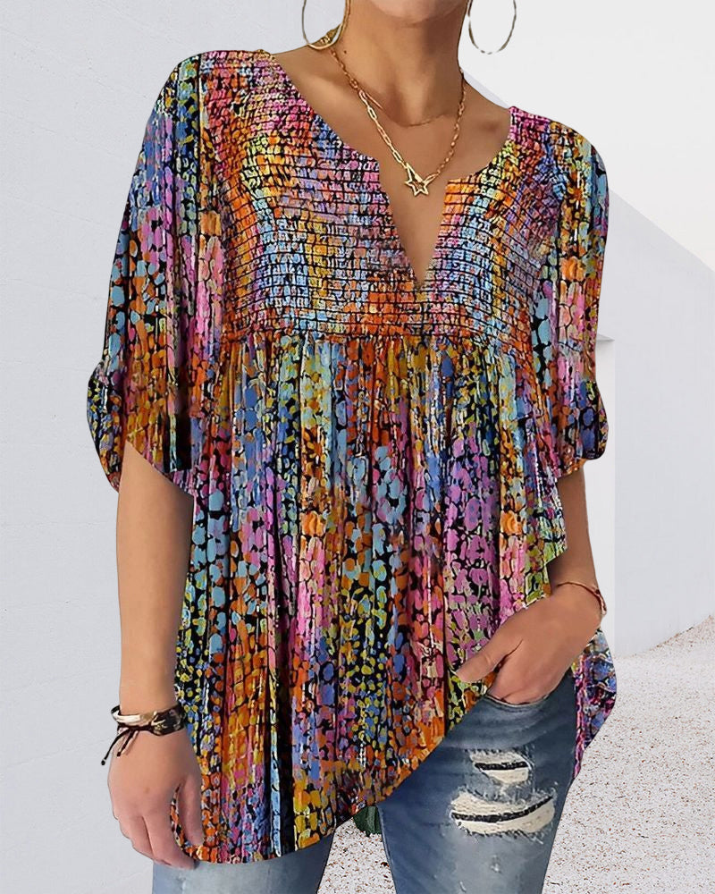 SL | Blouse avec col en V