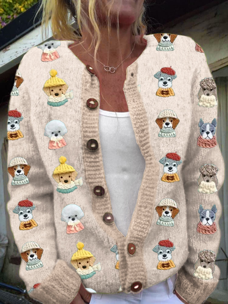 Cardigan au design réfléchi