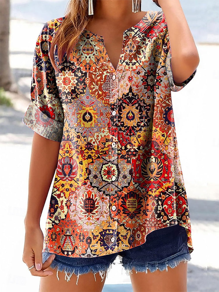 Chemise au style vintage intemporel