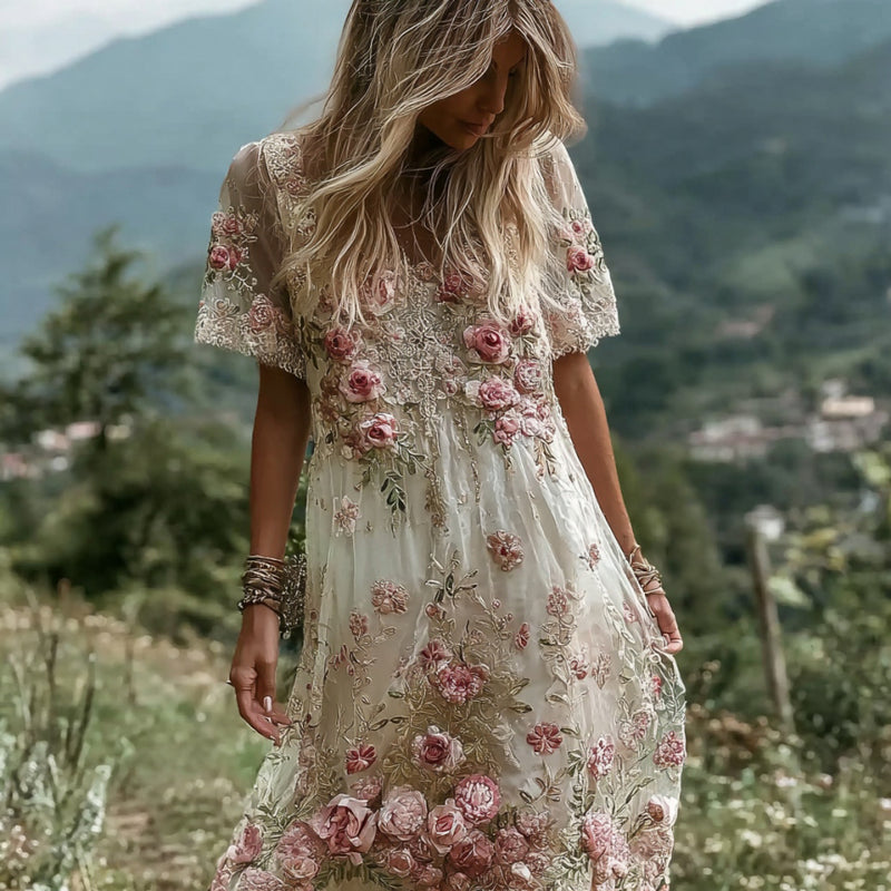 Robe magnifiquement confectionné
