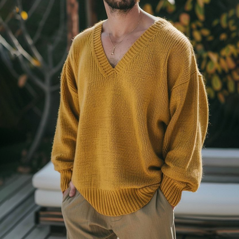 Pull au design classique