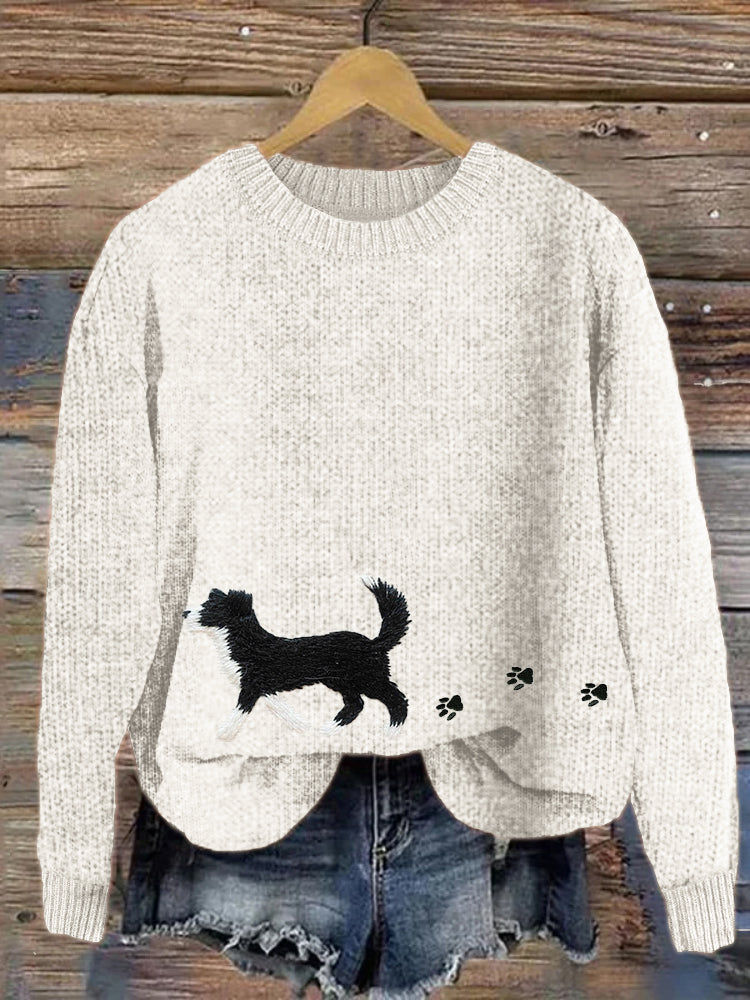 Pull au design réfléchi