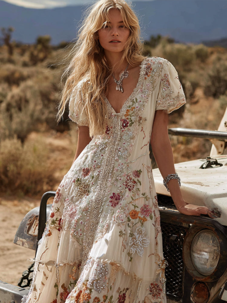 Robe magnifiquement confectionné