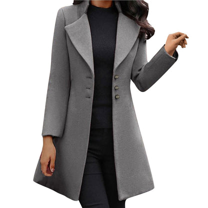 JO | Manteau en laine italien à manches longues