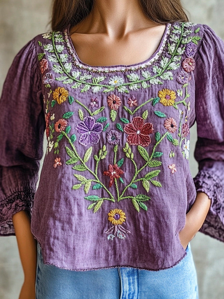 Chemise au style vintage intemporel