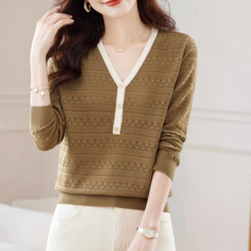 Pull au style vintage intemporel