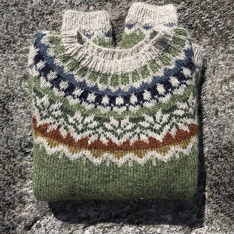 Pull d'inspiration vintage