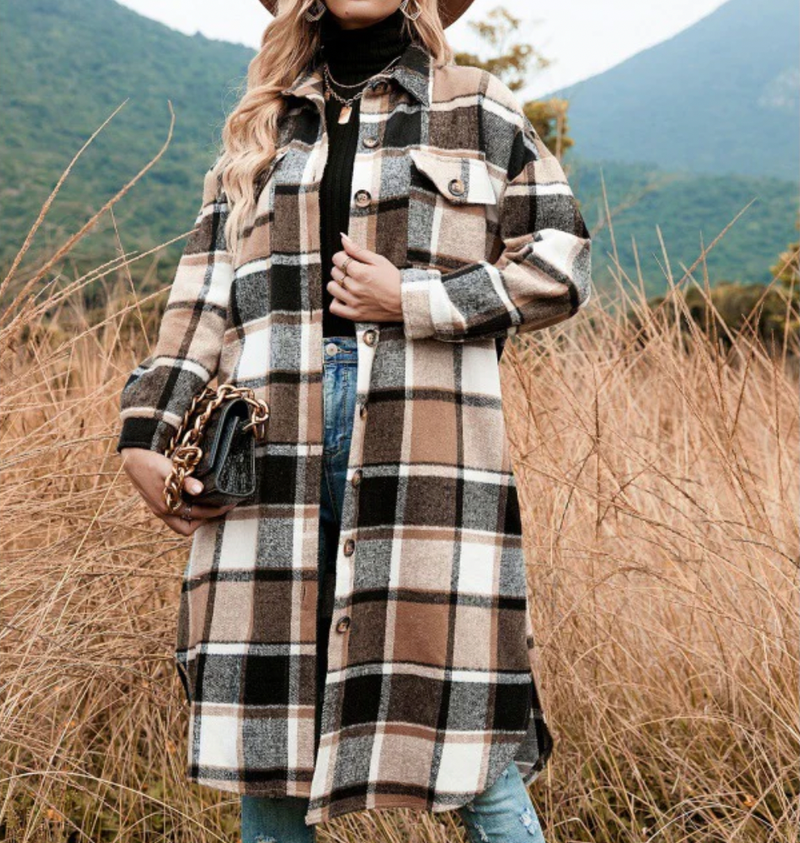 Manteau au style vintage intemporel