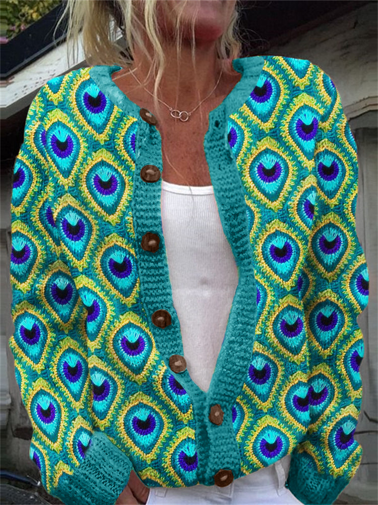 Cardigan au style vintage intemporel