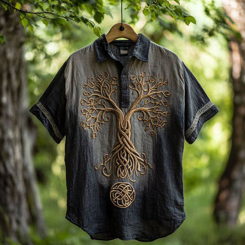 Chemise au style vintage intemporel