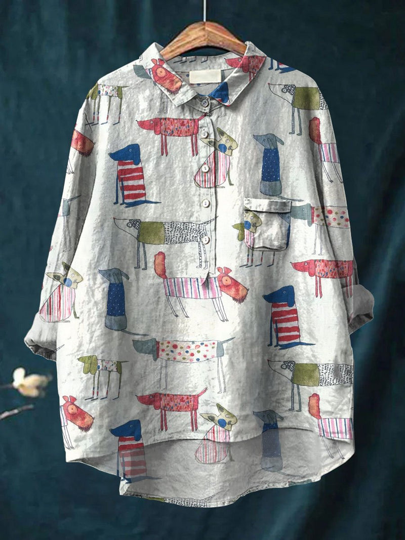Chemise au style vintage intemporel