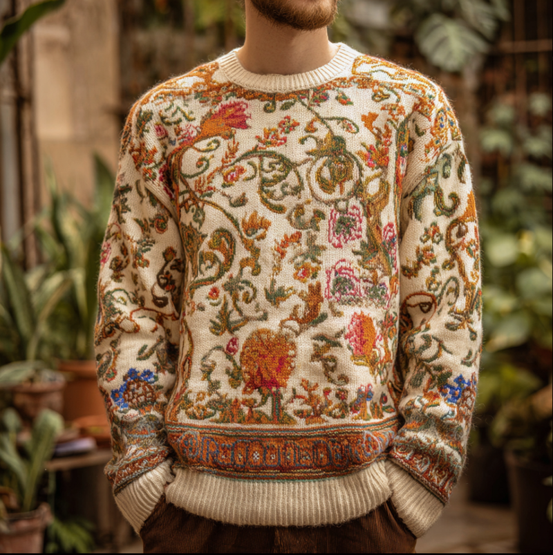 Pull au design réfléchi