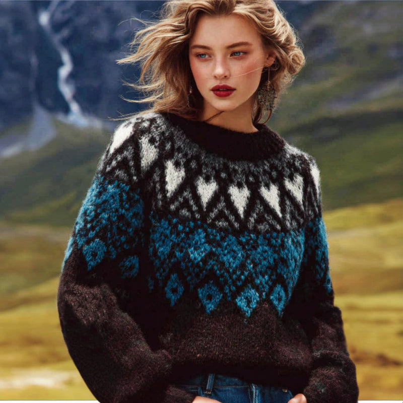 Pull au style vintage intemporel